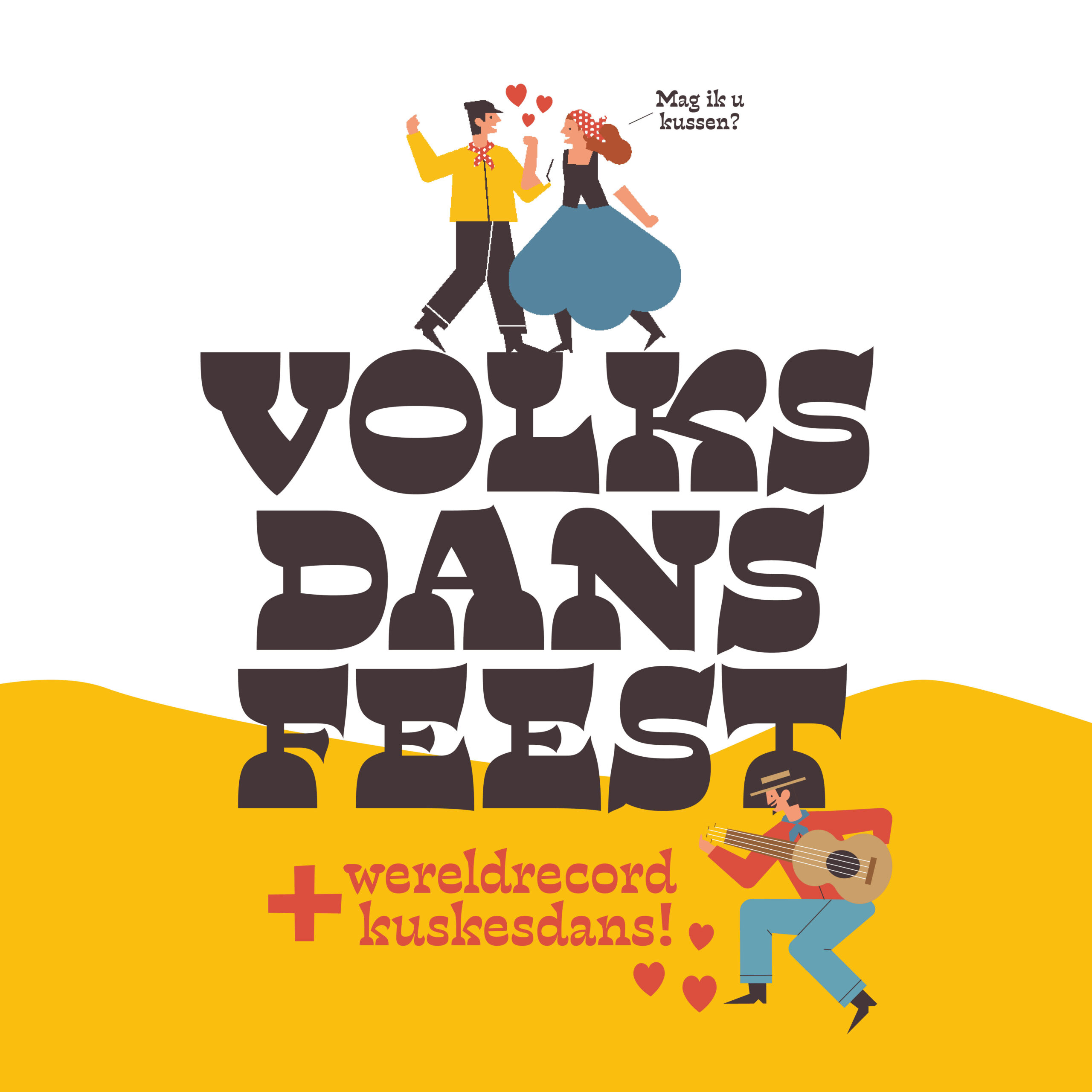 Lees meer over het artikel Volksdansfeest met wereldrecordpoging ‘Kuskesdans’